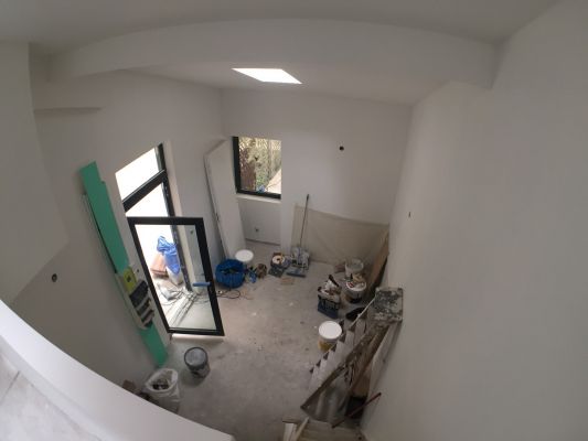 Travaux de finition des studios